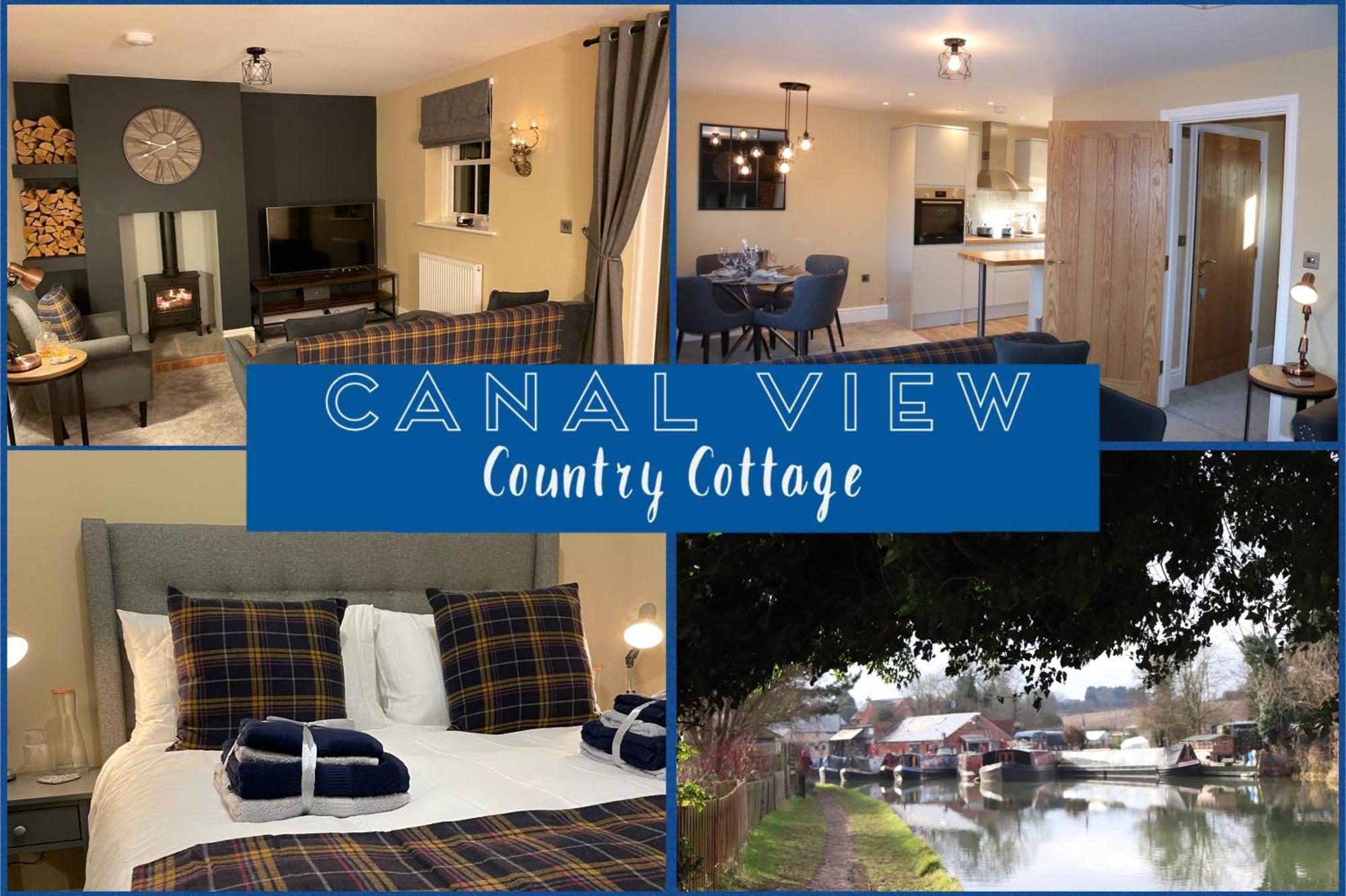 Canal View Cottage With Log Fire & Parking Blisworth Dış mekan fotoğraf